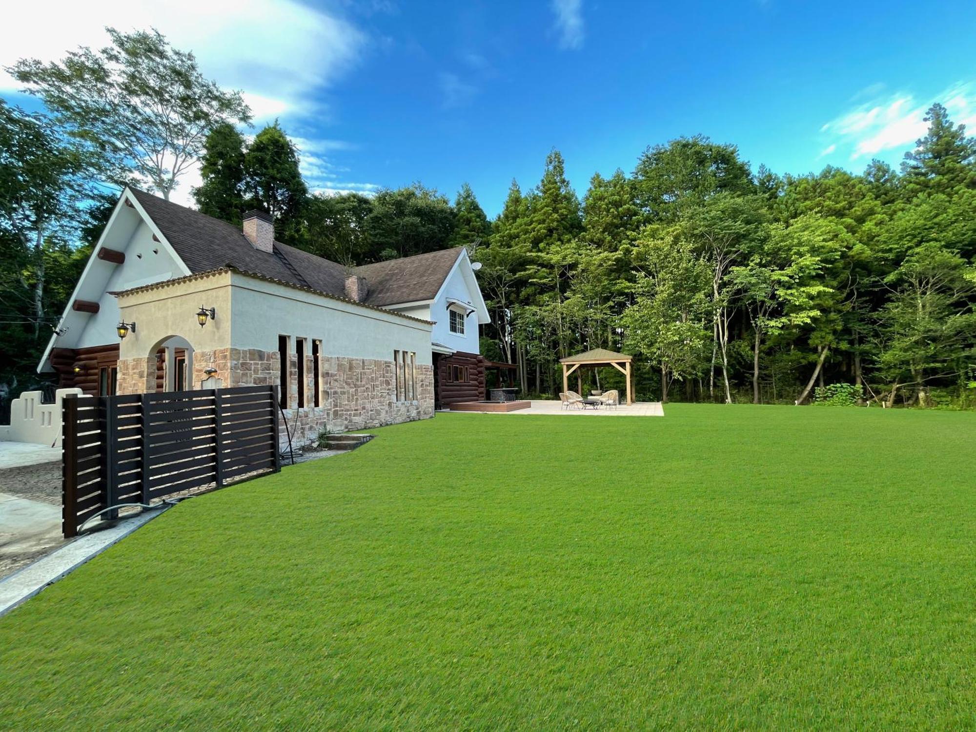 プライベートサウナ付き 森も小川も楽しめる 一棟貸切の貸別荘 Royal Villa 那須高原 Nasu Exterior photo